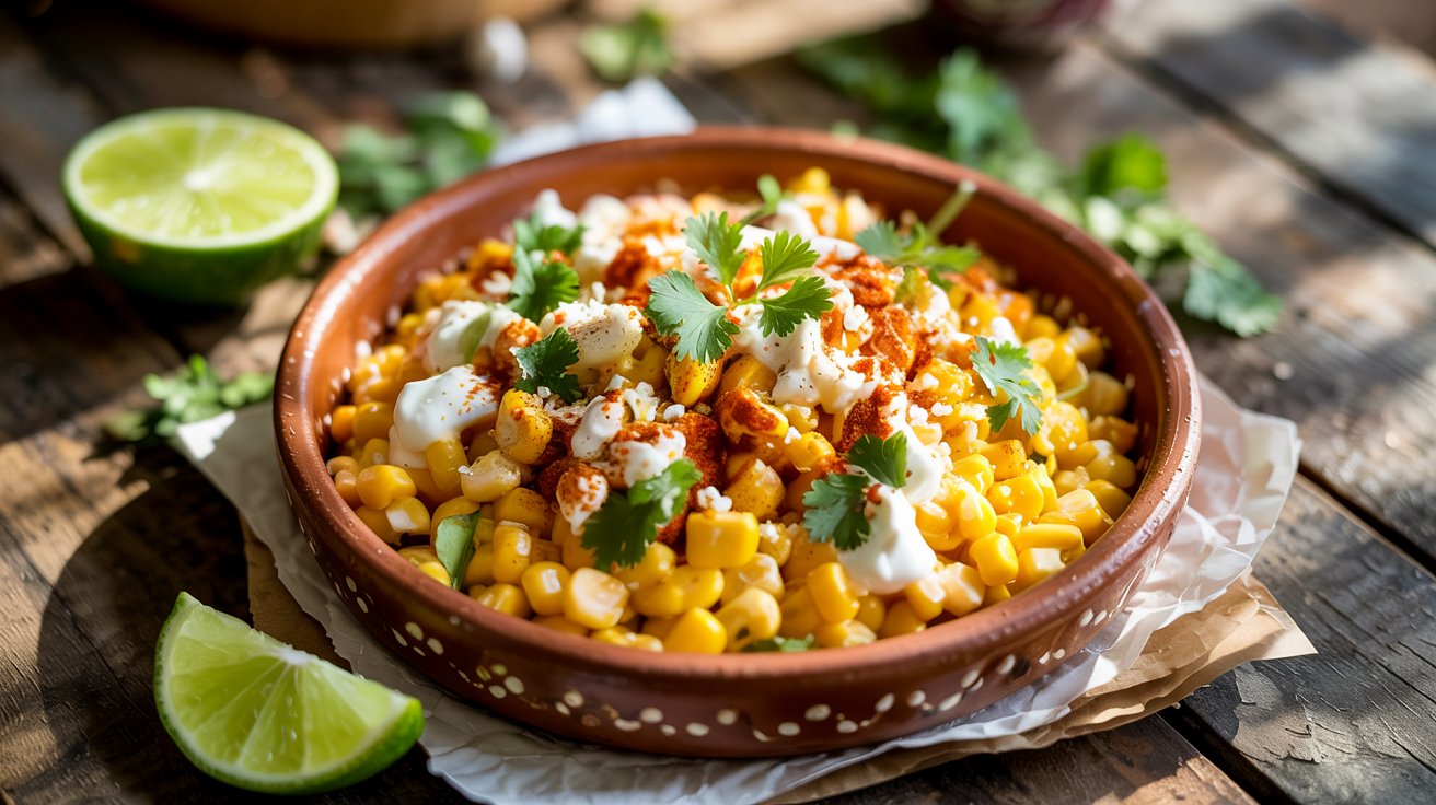 Preparing the Mango Elote