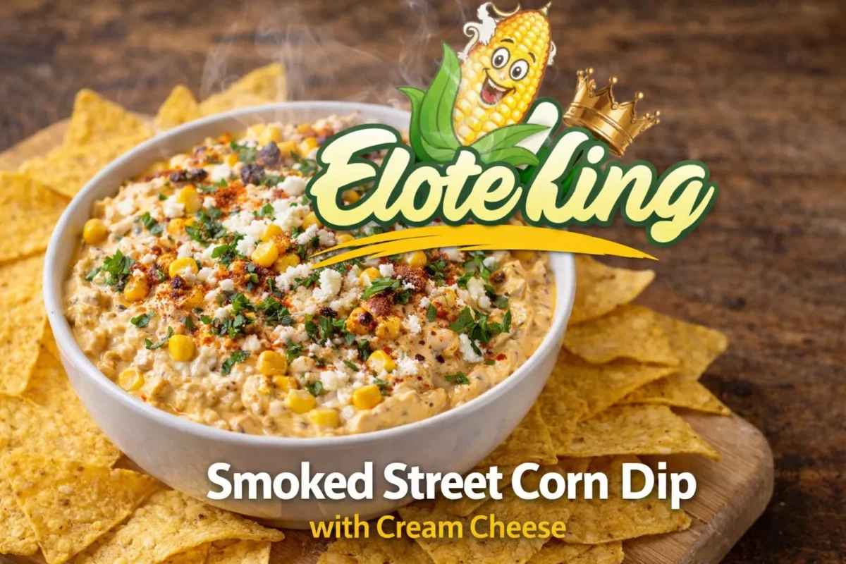 Smoked Street Corn Dip with Cream Cheese