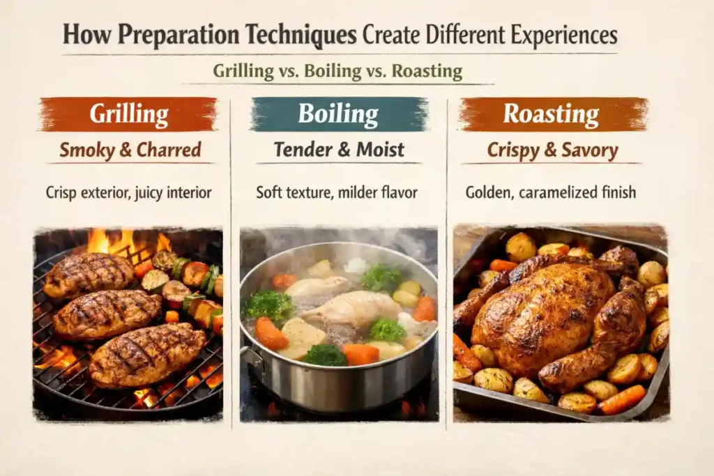 How Preparation Techniques Create Different Experiences