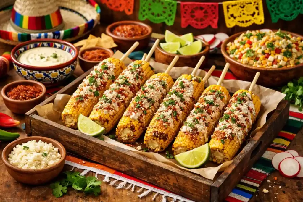 Mexican style corn works beautifully for events, offering something familiar yet special.